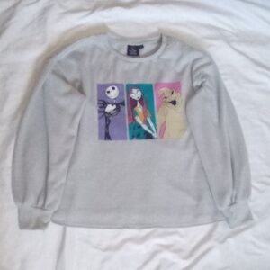 Disney Tim Burton's The Nightmare Before Christmas Crop Top Sweater